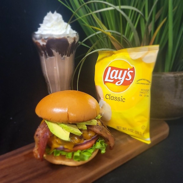 Burger with Chips Combo